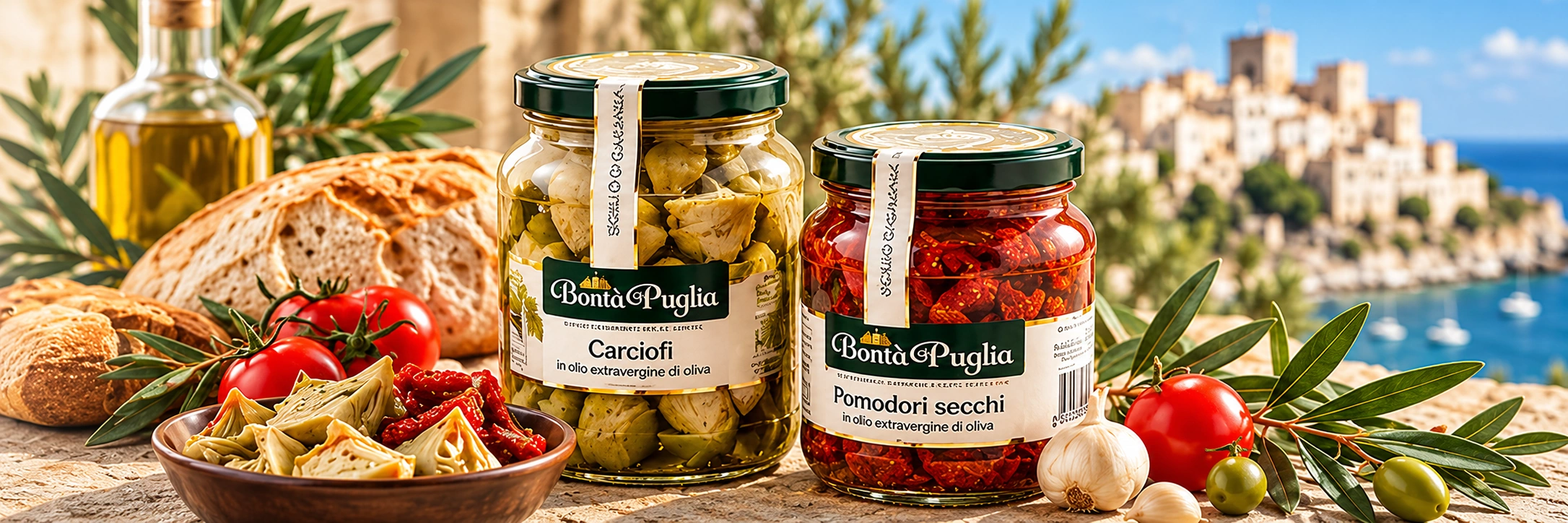 La selezione Vasi in olio di Bontà di Puglia